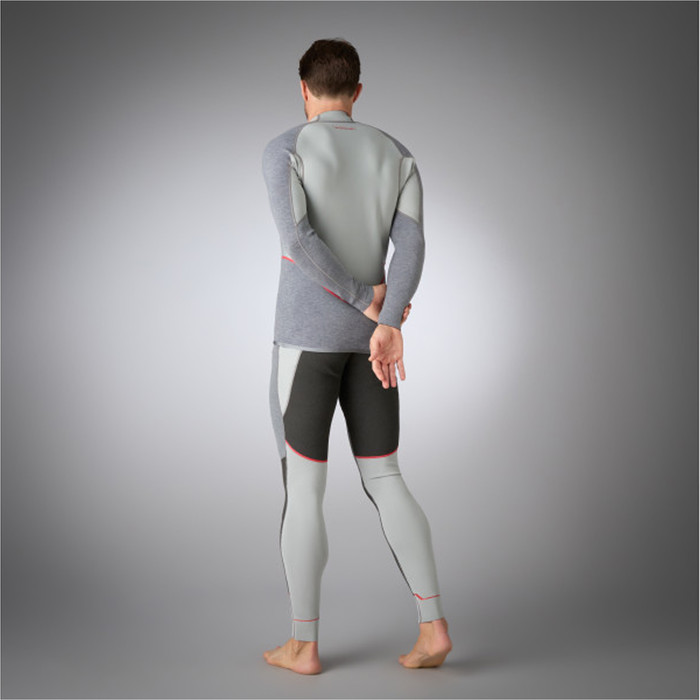 2024 Musto Mens Flexlite Vapour 1.0 Long Sleeve Wetsuit Top 82068 - Grey Marl